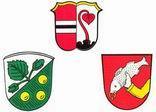 Wappen der Mitgliedsgemeinden der Verwaltungsgemeinschaft Halfing