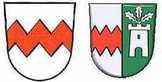 Wappen der Stadt Geisenfeld und der Gemeinde Ernsgaden