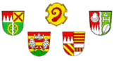 Wappen der Mitgliedsgemeinden der Verwaltungsgemeinschaft Burgsinn