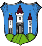Wappen der Stadt Trostberg.