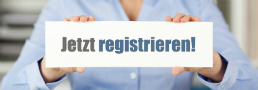 Logo Benutzerkonto anlegen verlinkt auf die Registrierungsseite für die Sichere Kommunikation